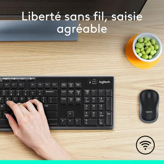 Pack clavier + souris sans fil Logitech MK270 — vue 2