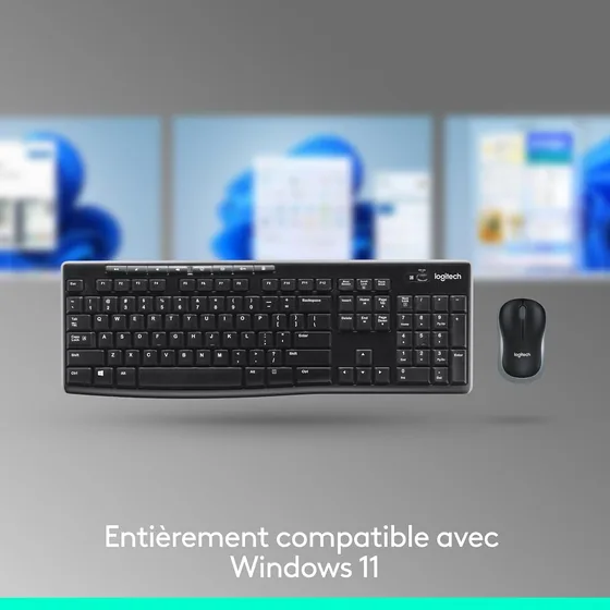 Pack clavier + souris sans fil Logitech MK270 — vue 4