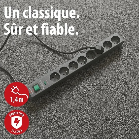 Multiprise Brennenstuhl Eco-Line 8 prises — vue 2