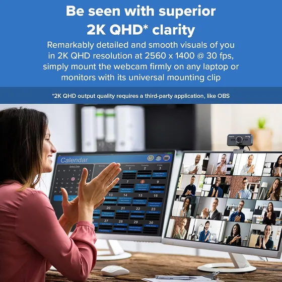 Webcam Creative Live! Cam Sync V3, 2K QHD — vue 2