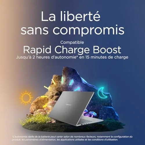 IdeaPad Slim 5 16″ — Core Ultra 5 · 16 Go — portable polyvalent — vue 3