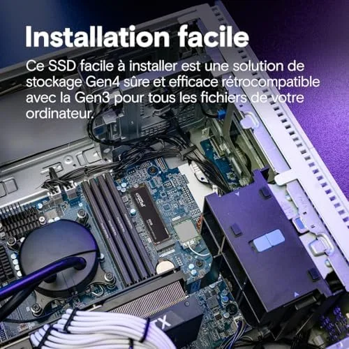 SSD interne Crucial P310 500 Go, NVMe M.2 — vue 4