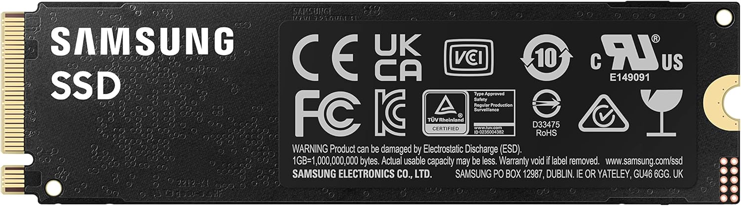 SSD interne Samsung 990 Pro 2 To, NVMe M.2 — vue 2