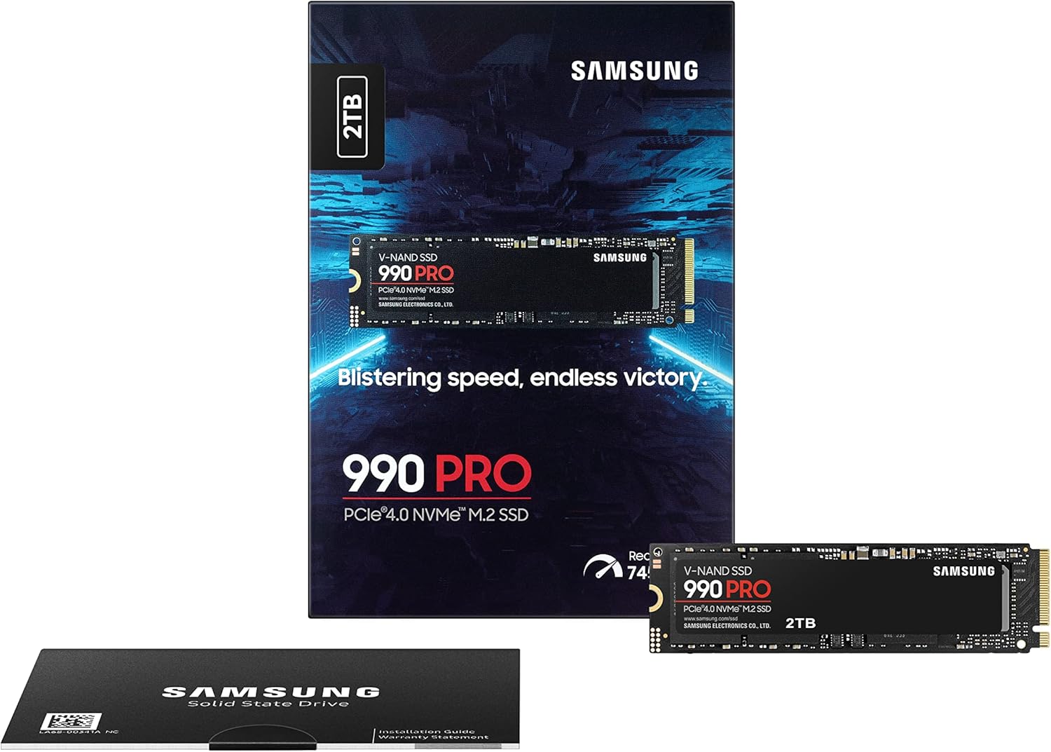 SSD interne Samsung 990 Pro 2 To, NVMe M.2 — vue 4