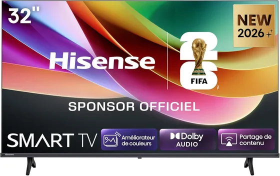 Hisense 32A4S — TV LED 32″ HD, Smart TV VIDAA — vue 1