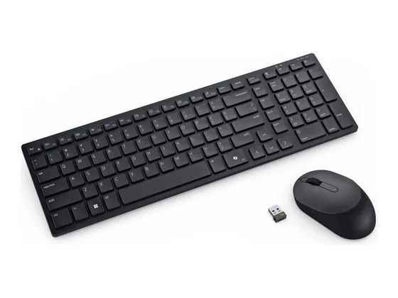 Dell Pro KM555 — clavier + souris sans fil silencieux — vue 2