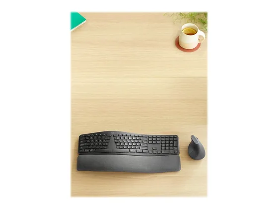 Ergo K860 — clavier ergonomique sans fil — Dessus