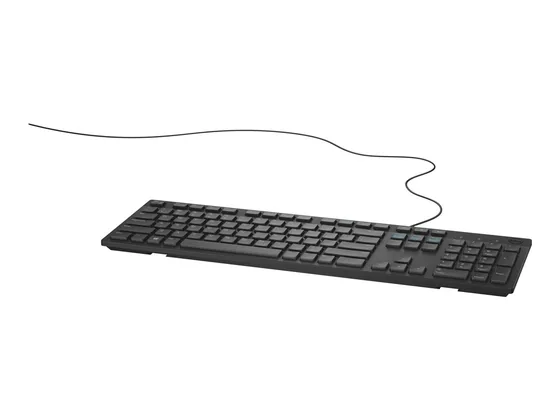 KB216 — clavier filaire AZERTY — Trois quarts droit