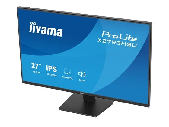 X2793HSU-B1 — écran 27″ Full HD — Trois quarts droit