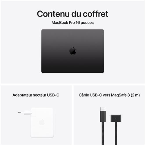 Vue 3 Apple MacBook Pro — 16,2″ — portable premium