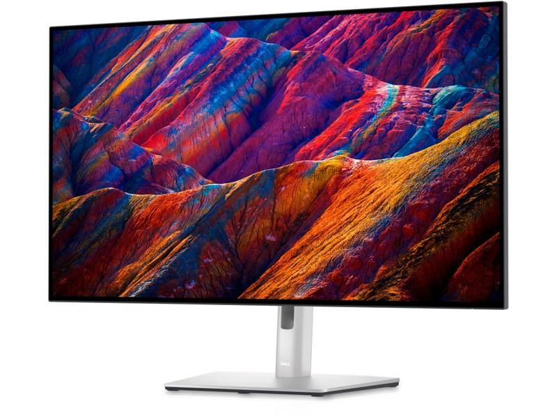 Vue 2 Dell U3223QE — écran 31,5″ confortable