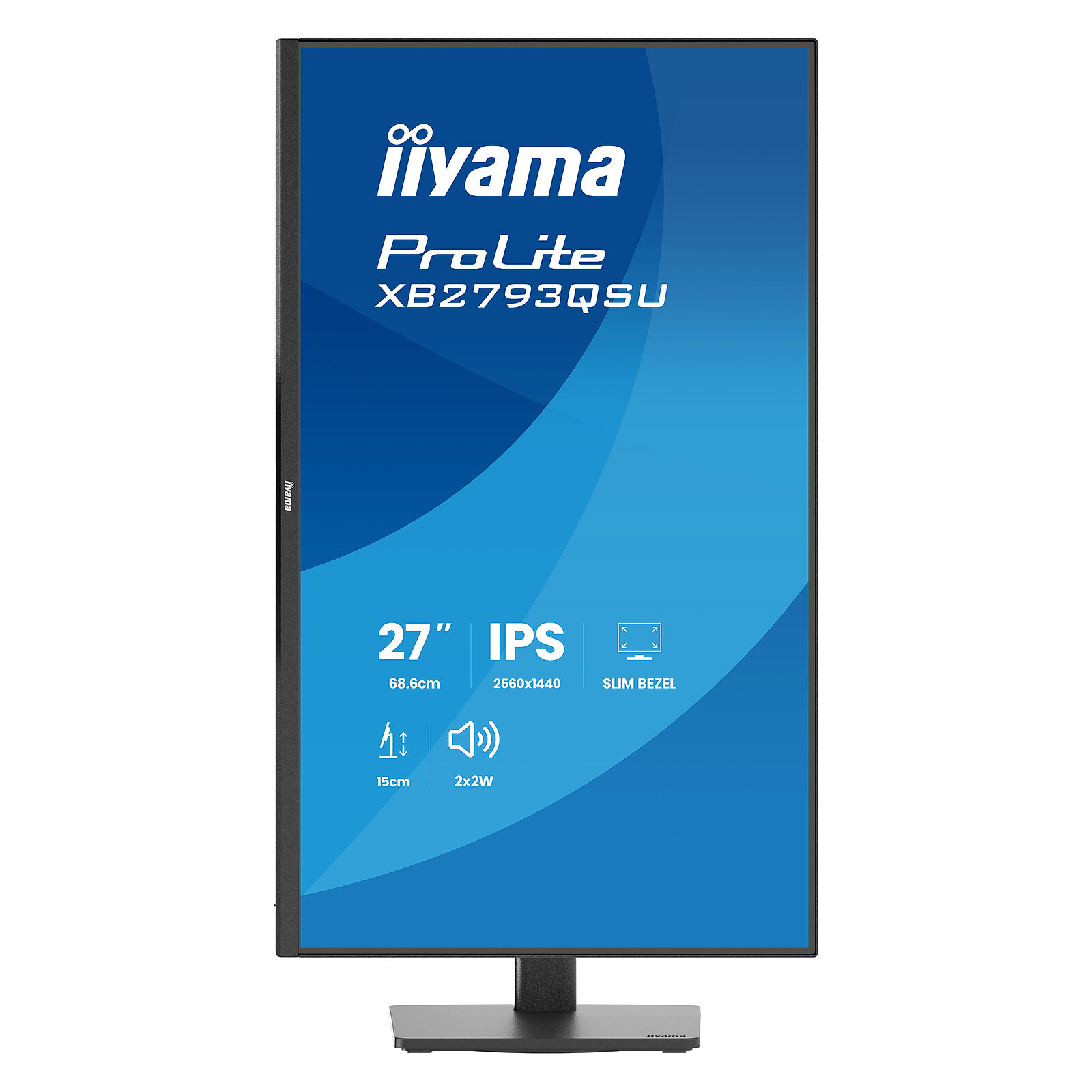 Vue 2 Iiyama X2793QSU-B1 — écran 27″ confortable